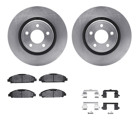 6312-54231, Rotors With 3000 Series Ceramic Brake Pads Includes Hardware
